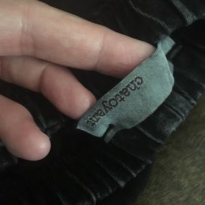 Chatoyant flare mineral wash black size L